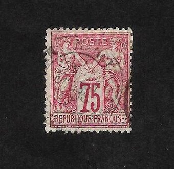 poštovní známka Francie - Mi: 66 (r. 1876) - ZAMLUVENO