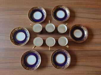 Reichenbach porcelán kobalt set