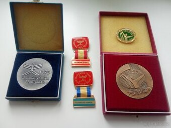 Sbírka plaket a odznaků Spartakiáda