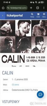 Calin O2 arena