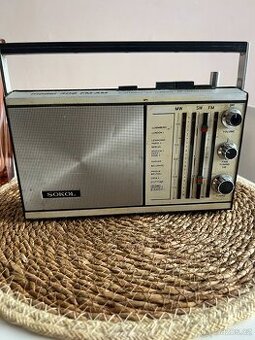Historické rádio, tranzistorák SOKOL 308, made in USSR, návo