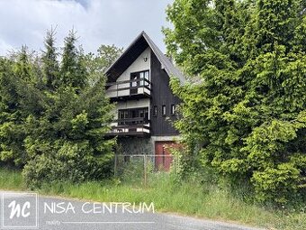 Prodej chaty 90 m2, pozemek 1209 m2, na okraji města Vysoké