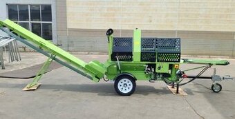 Štípací automat štípač špalíkovač, linka na dřevo až 50 cm