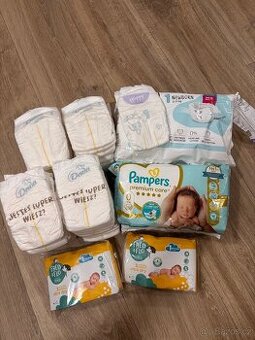 Poporodní potřeby + plínky