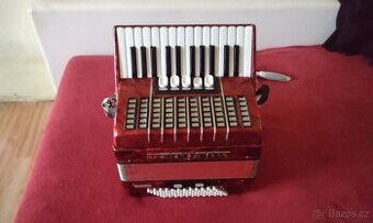 Prodám akordeon delicie junior 72 basů 3 hlas