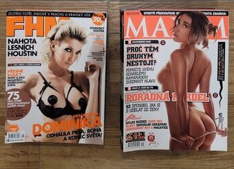 Časopisy Maxim, FHM, Stuff