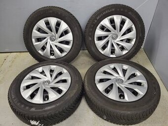 Originál 15" VW Škoda 5x100 zimní pneu 5,5-7m