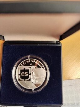 Stříbrná pamětní mince celní správa 100kč - proof