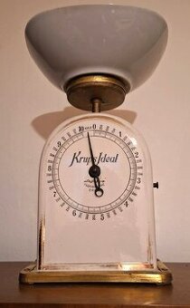 Starožitná keramická váha Krups Ideal 1905