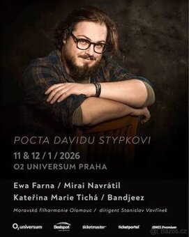 Koncert Pocta Davidovi Stypkovi 12.1. Praha