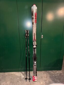 Lyže Volkl(168cm) + lyžáky Fischer (vel.45) + hůlky