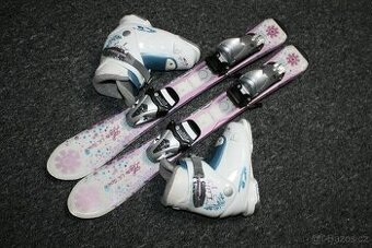 dievcenské lyže elan 70 cm , boty dalbello