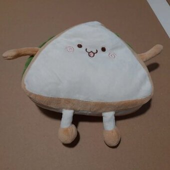 Plyšový usmiaty sendvič /vankúš do zbierky :) - 1