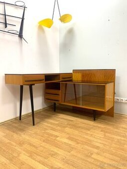 Retro stolek s komodou Mojmír Požár 69. léta