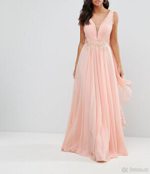 Forever Unique večerní šaty s vlečkou, 38 (M)