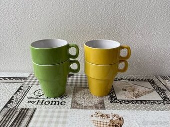 Stohovatelné hrnky - 250 ml, 4 ks