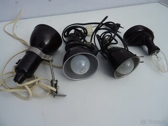 Bakelitové RETRO lampičky a další svídla .