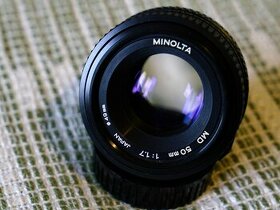 Minolta MD 50mm f/1,7 – klasický vintage objektiv