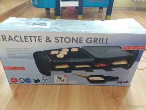 elektrický raclette a kamený grill