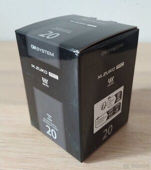 Olympus M.Zuiko 20 mm f1.4 – NOVÝ, v záruce
