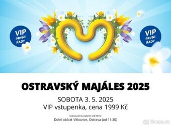 2x VIP vstupenky na OSTRAVSKÝ MAJÁLES 2025
