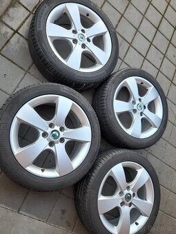 SADA ALU KOL ŠKODA VEL. 17" PNEU LETNÍ CONTINENTAL
