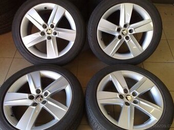 alu kola 5x100 r16 original škoda 215/45r16