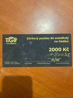 Poukaz do autoškoly TiGo - 1