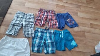 6 x kratasy velikost 110 a 116 detske - 1