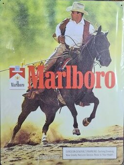Kovová cedule 40x30 VELKÁ-MARLBORO 2