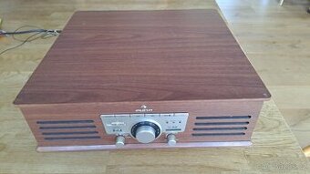 Gramofon s rádiem a přehrávačem usb Auna