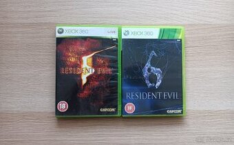 Resident Evil 5 a 6 na Xbox 360