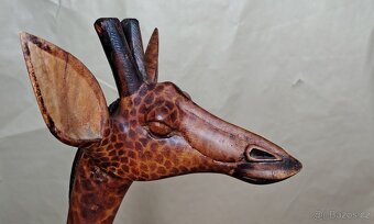 Žirafa dřevěná 155 cm - 1