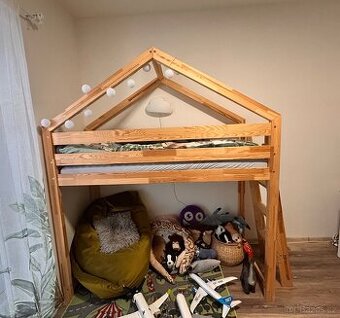 Vyvýšená postel domeček, Elis design