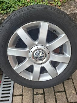 4 alu disky letní pneu VW golf