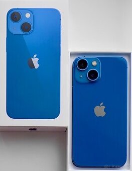 iPhone 13 Blue BATERIE 100% TOP - 1