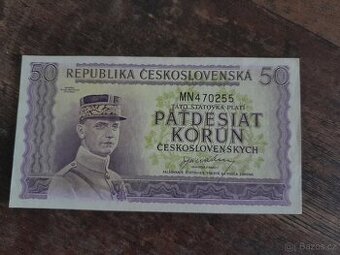 50 korun Štefánik 1945