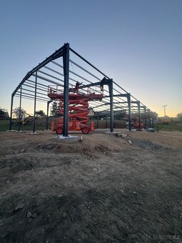 Hala 15x36m, kompletni konstrukce