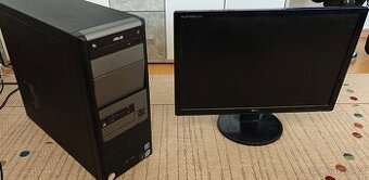PC Intel Pentium G4600 + Monitor LG + repráčky Labtec