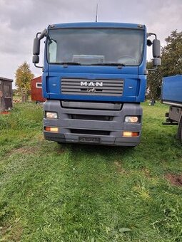 Man TGA 6x2 valník s hydraulickým jeřábem