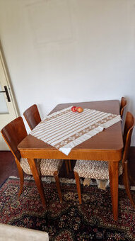 Set stůl a židle J.Halabala