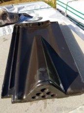 Větrací taška Tondach Stodo 12 břidlicově černá