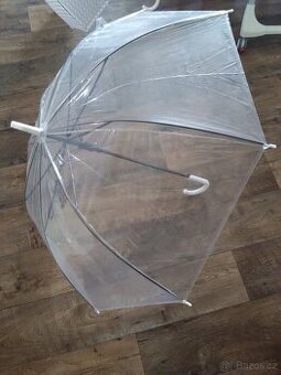 Průhledný / svatební deštník