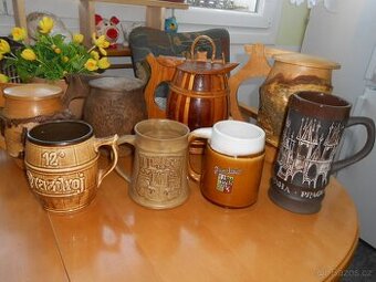 RETRO 8 kusů různé korbely - druhy a kusy foto - cena celkem