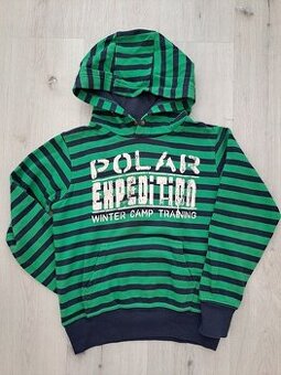 Mikina zeleno-modrá