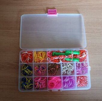 Gumičkování kreativita kreativní tvoření v kufříku