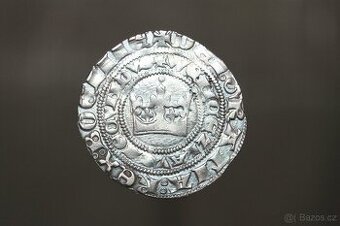 Pražský groš Václav II., sm 2