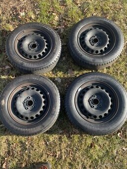 Prodám-Sadu plechových disku 5x112,ET43,195/65/15/91H
