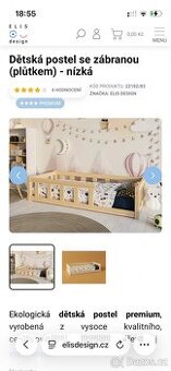 Postel detska Elis design