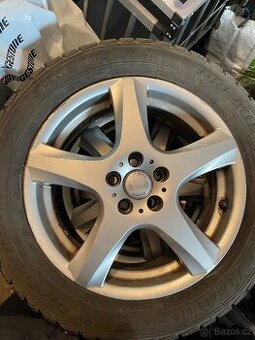 Litá kola R16 značka Alessio   + zimní pneu 205/55/R16